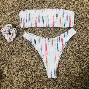 Shein bikini Set with Scrunchie